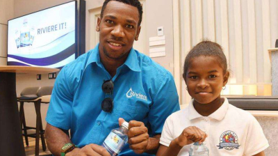 Sprinter Blake Dives into Bottled Water Market with Riviere